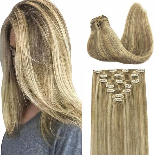 Blonde Straight Clipins